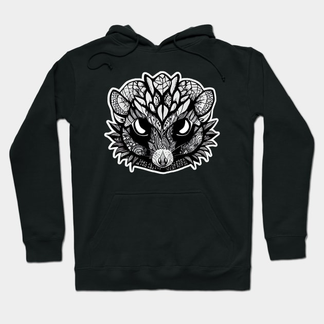 Possum Ink Retro Doodle Drawing Hoodie by Edongski303 Teepublic Merch